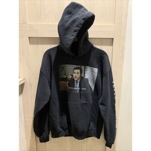 The Office "Thats What She Said" Black Pullover Hoodie  Sweatshirt Pocket Size M